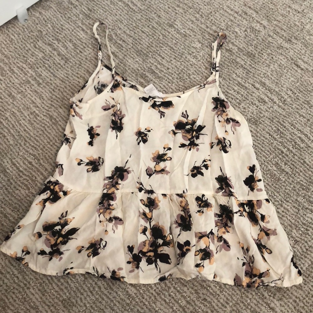 Floral tank top